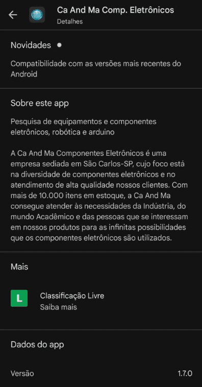 Foto do App